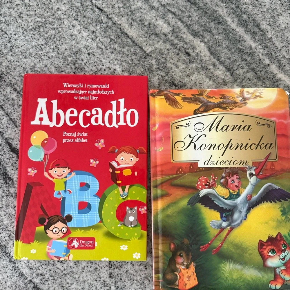 Abecadło polish Kids Alphabet Book - Red